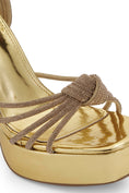Load image into Gallery viewer, Lover’s Knot Wedding Platform Sandals
