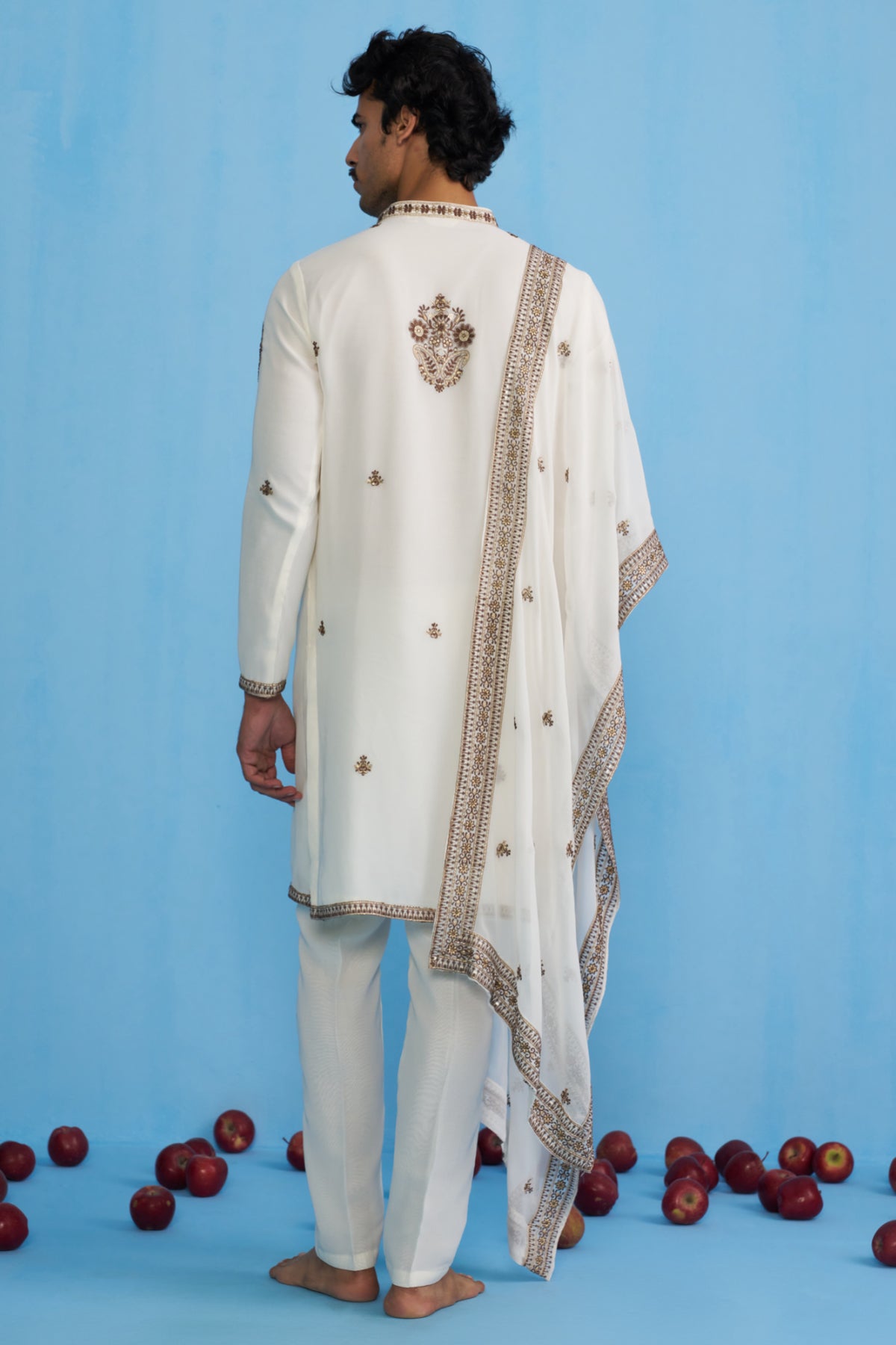 ARABIC IVORY KURTA SET