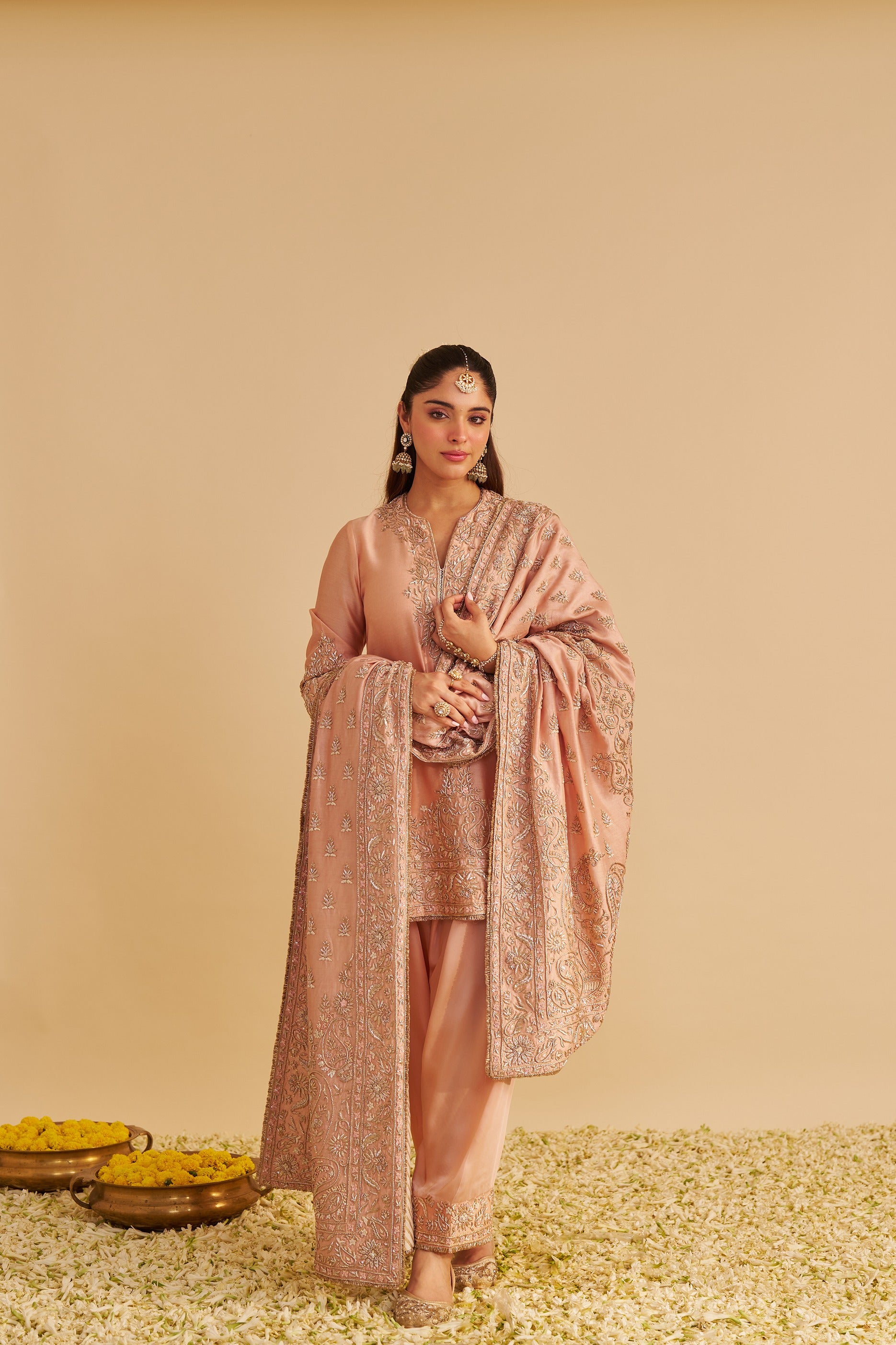 Areeba Dabka Zardozi Kurta Set