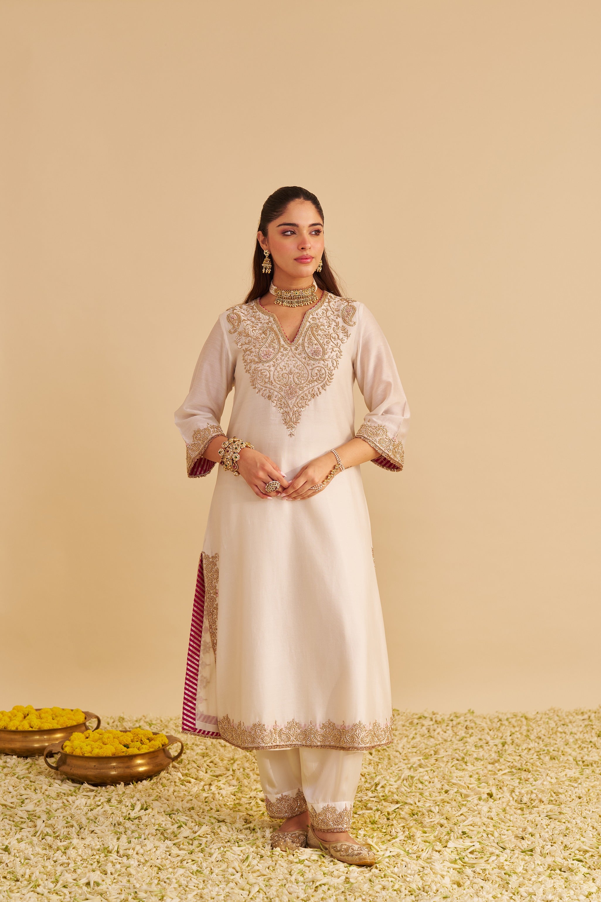 Areefa Dabka Zardozi Suit Set