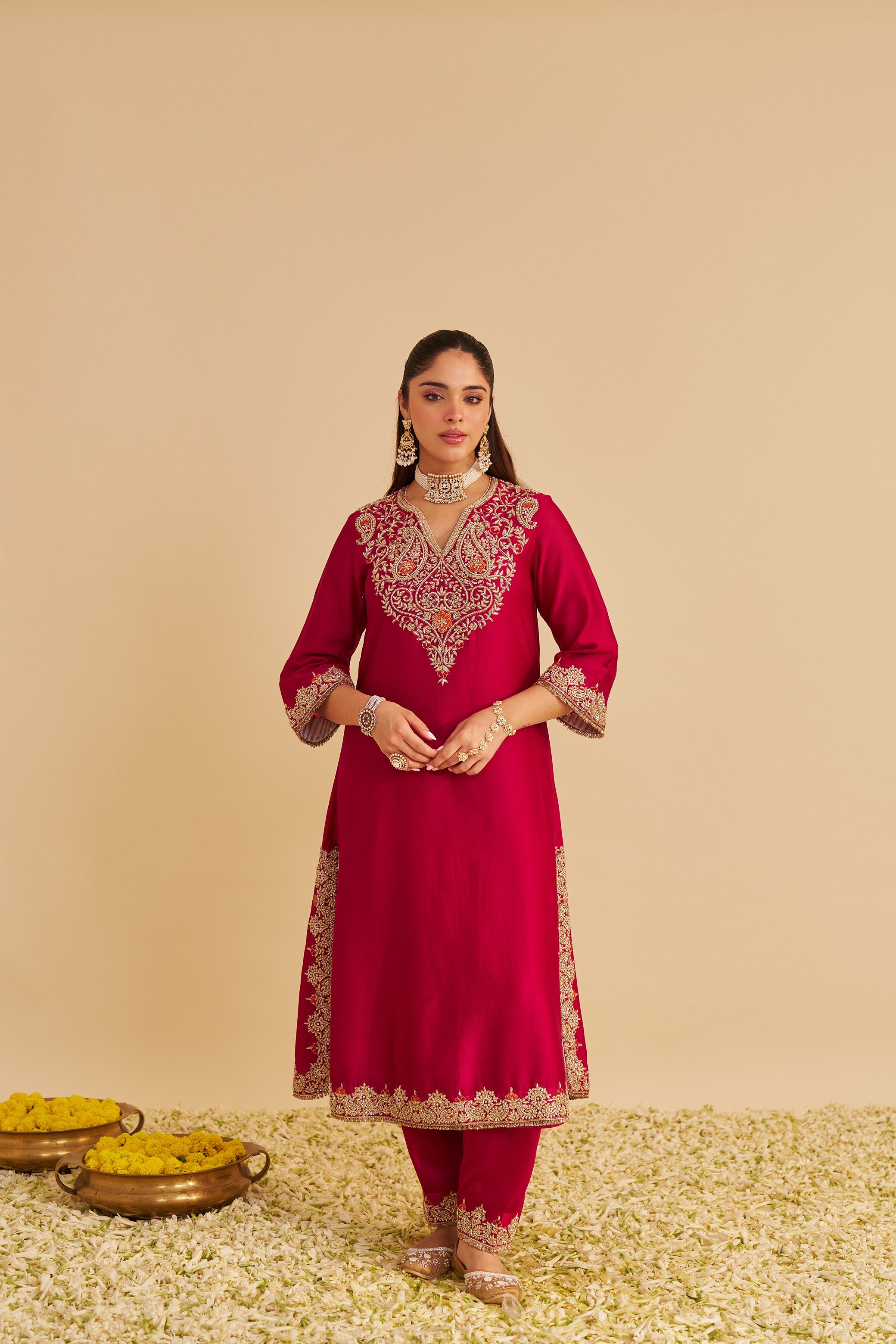 Areefa Dabka Zardozi Suit Set