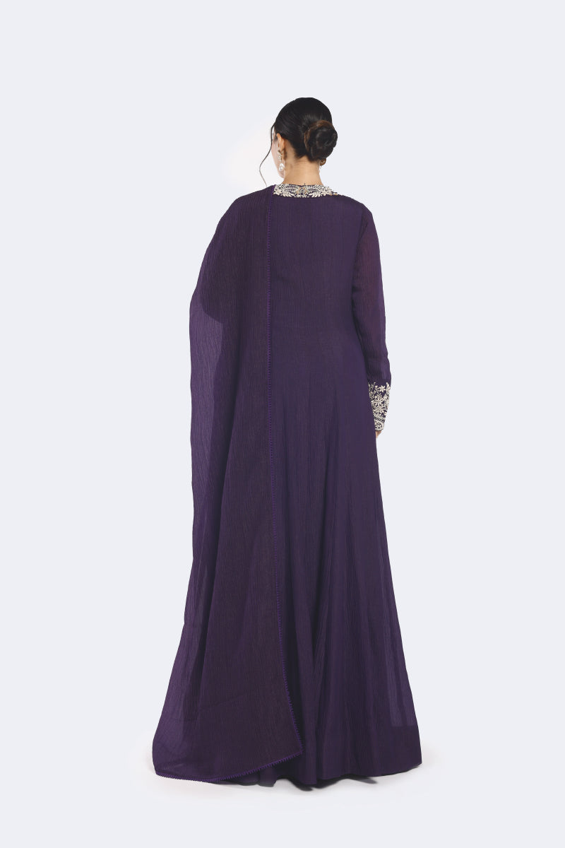 Embroidered Anarkali Suit set