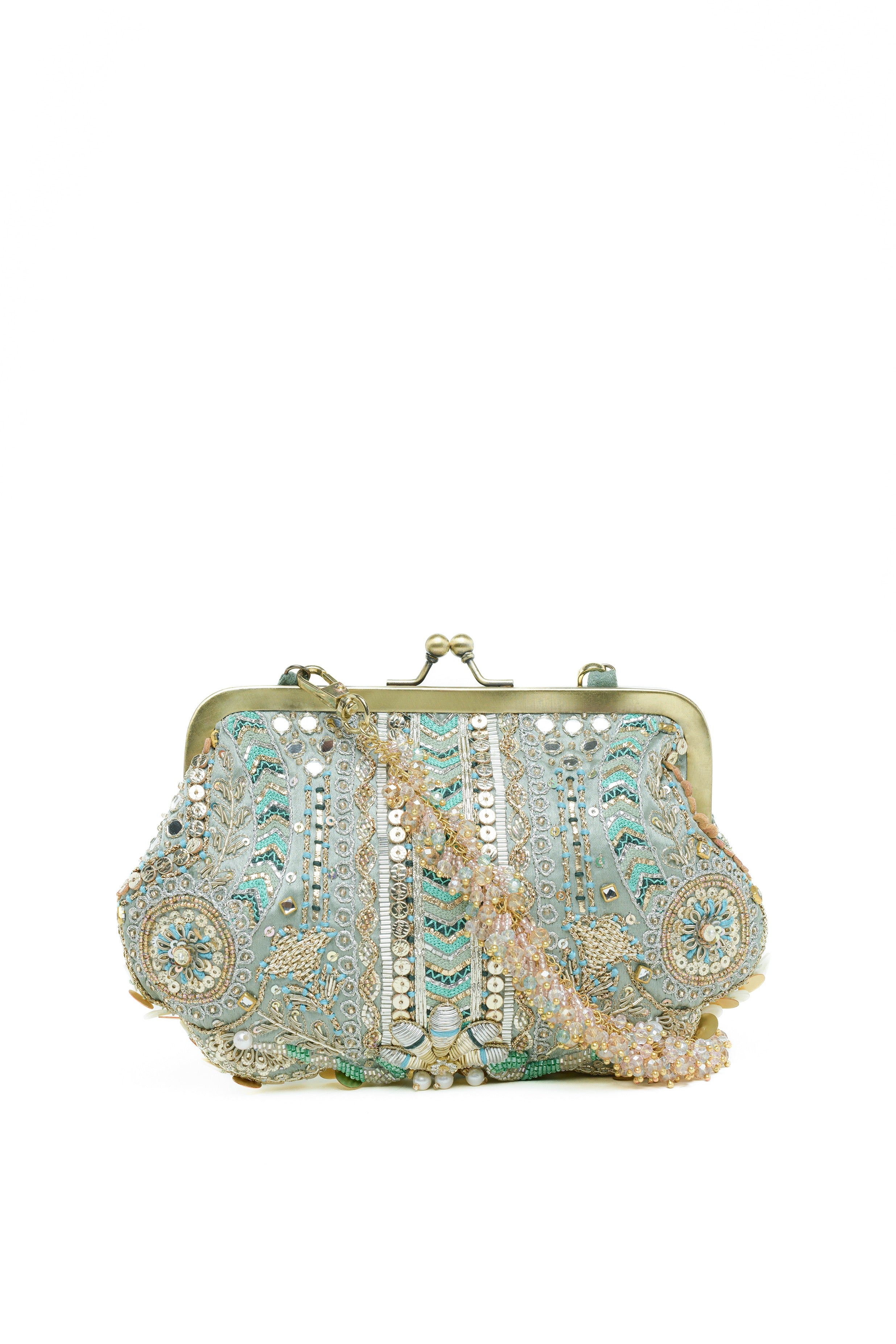 AABROO CLUTCH – JADE GREEN