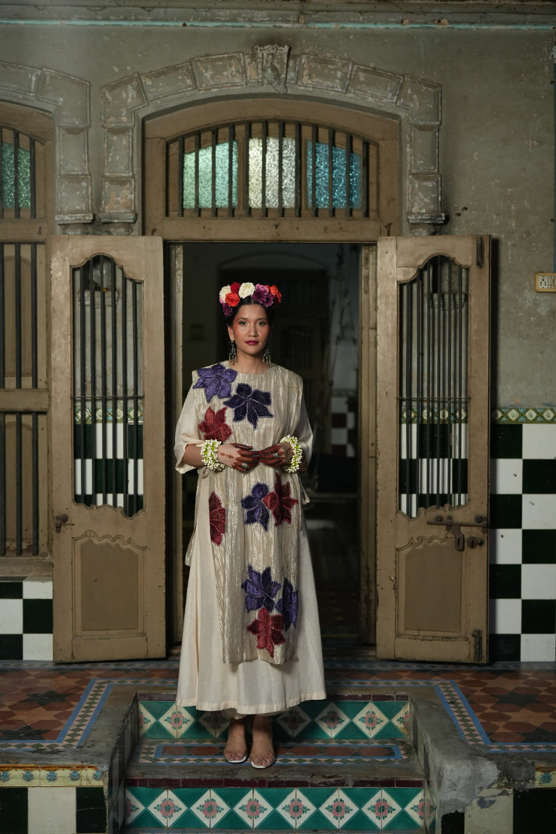 Adhika - Overlay & dress set