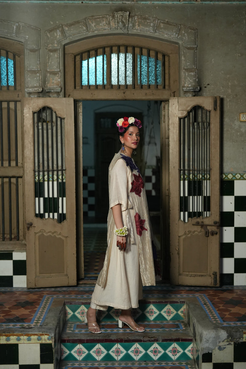 Adhika - Overlay & dress set