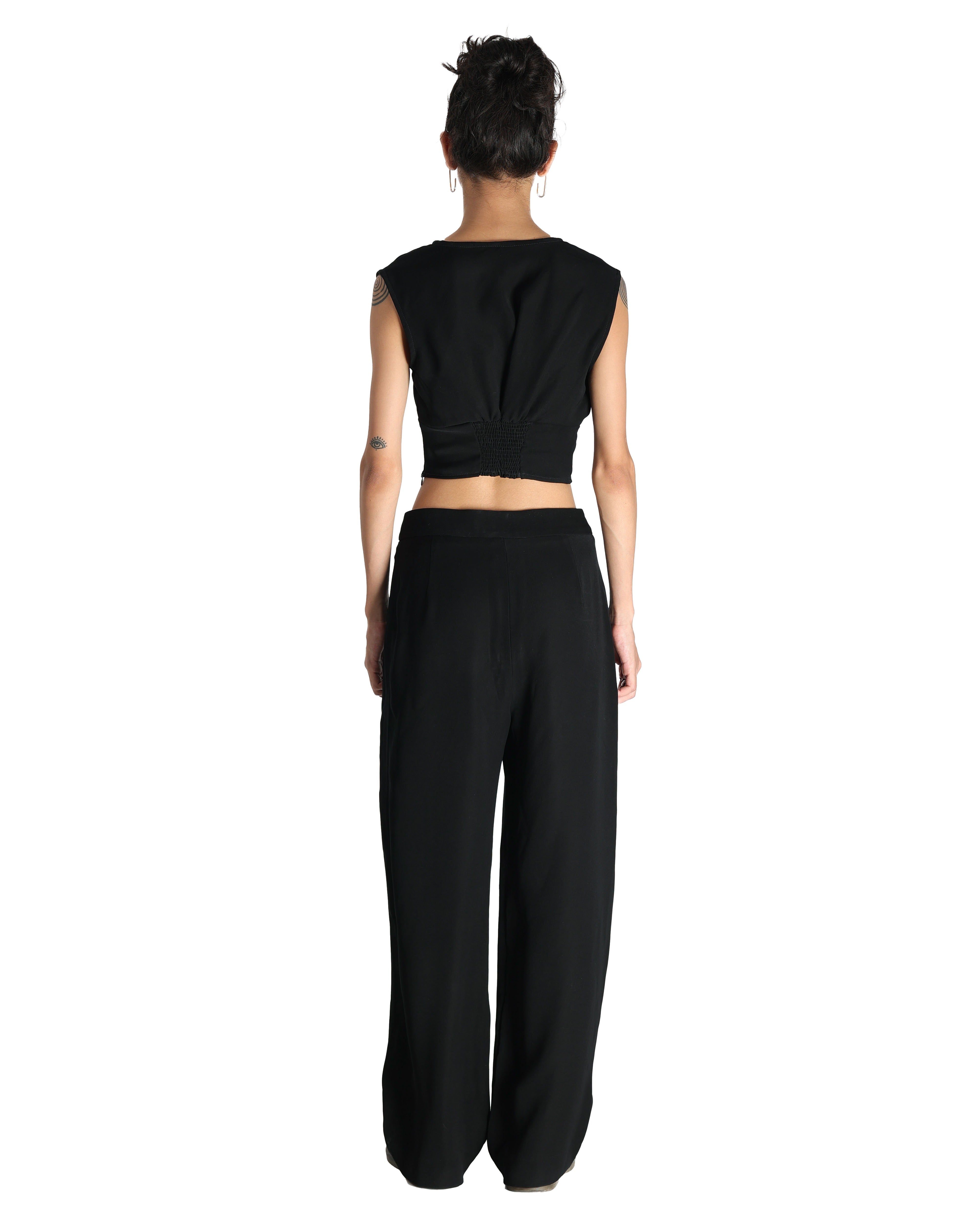 AFFAIR CORSET WITH HIGH WAISTED PANTS