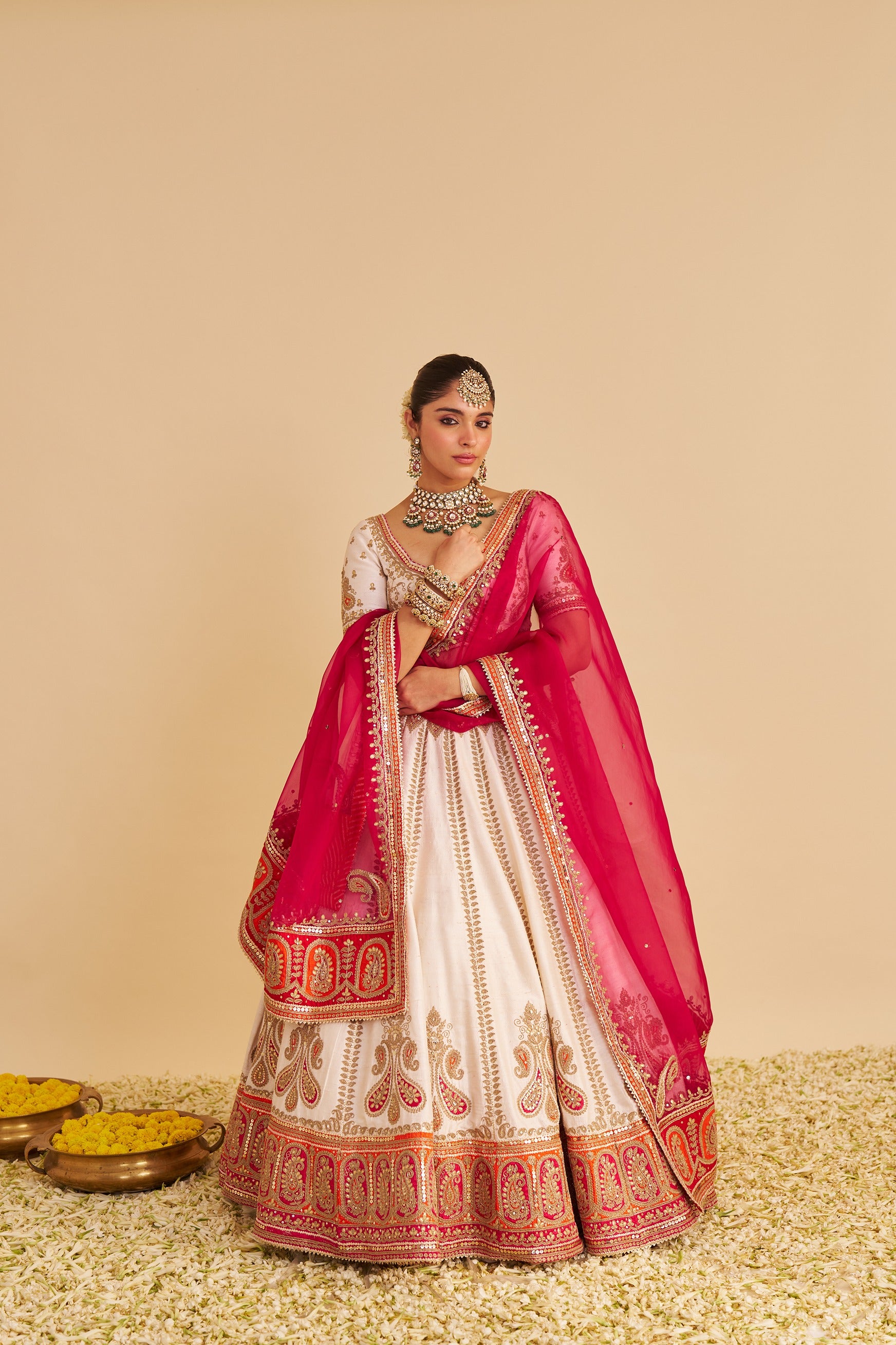 Amara Dabka Zardozi Lehenga Set