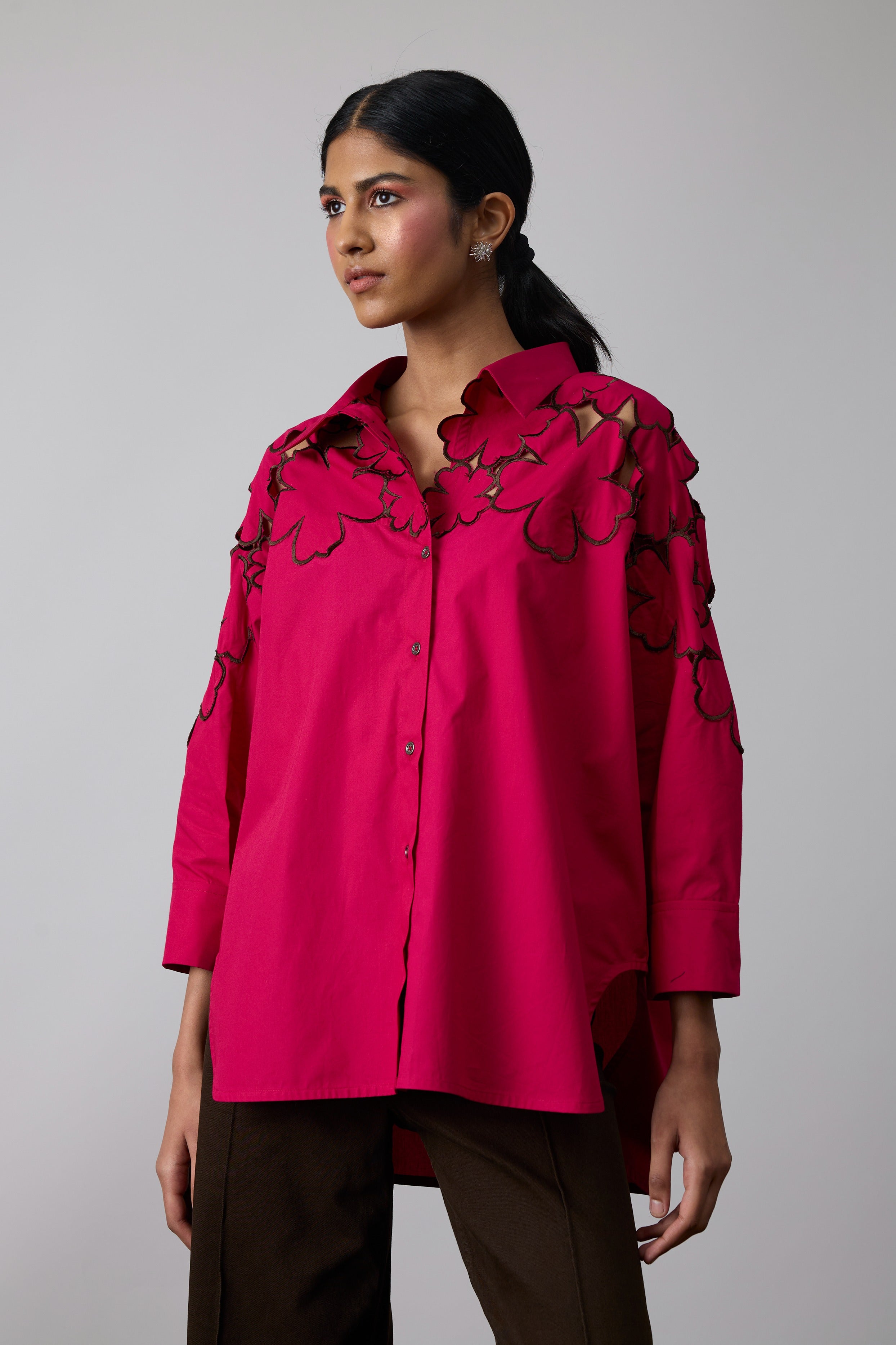 Amaryllis Applique Shirt