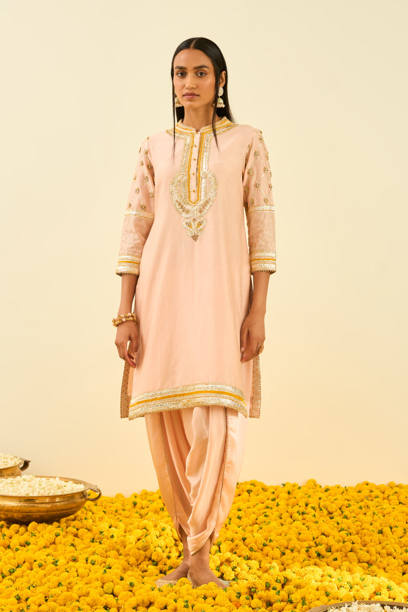 Aminah- Short kurta with dhoti