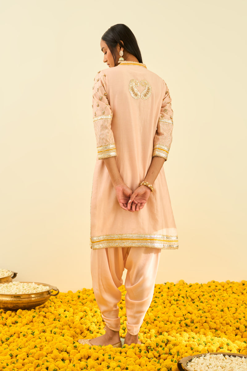 Aminah- Short kurta with dhoti