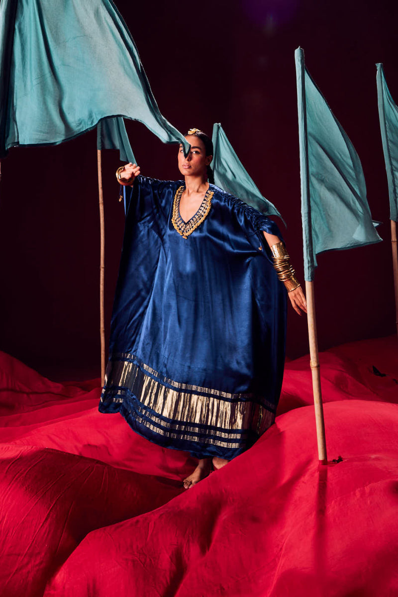 Amor- Blue Kaftan Set