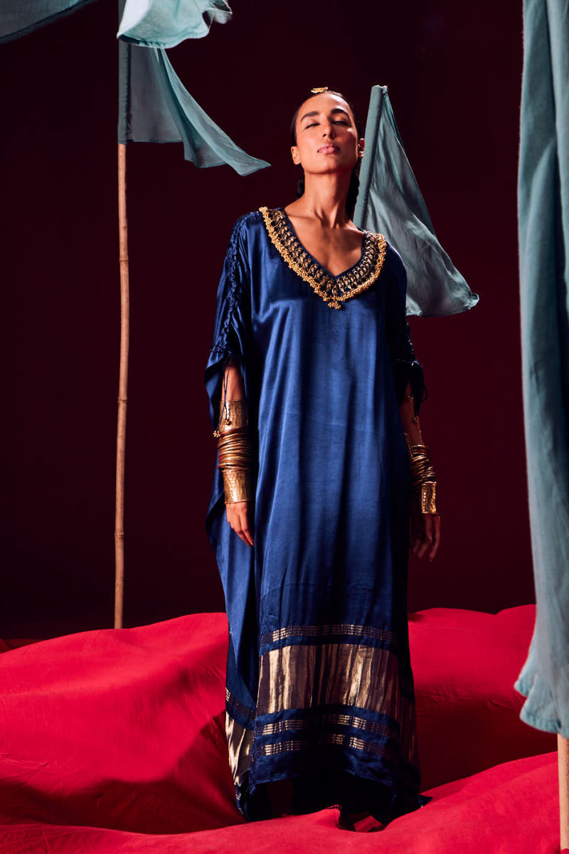 Amor- Blue Kaftan Set