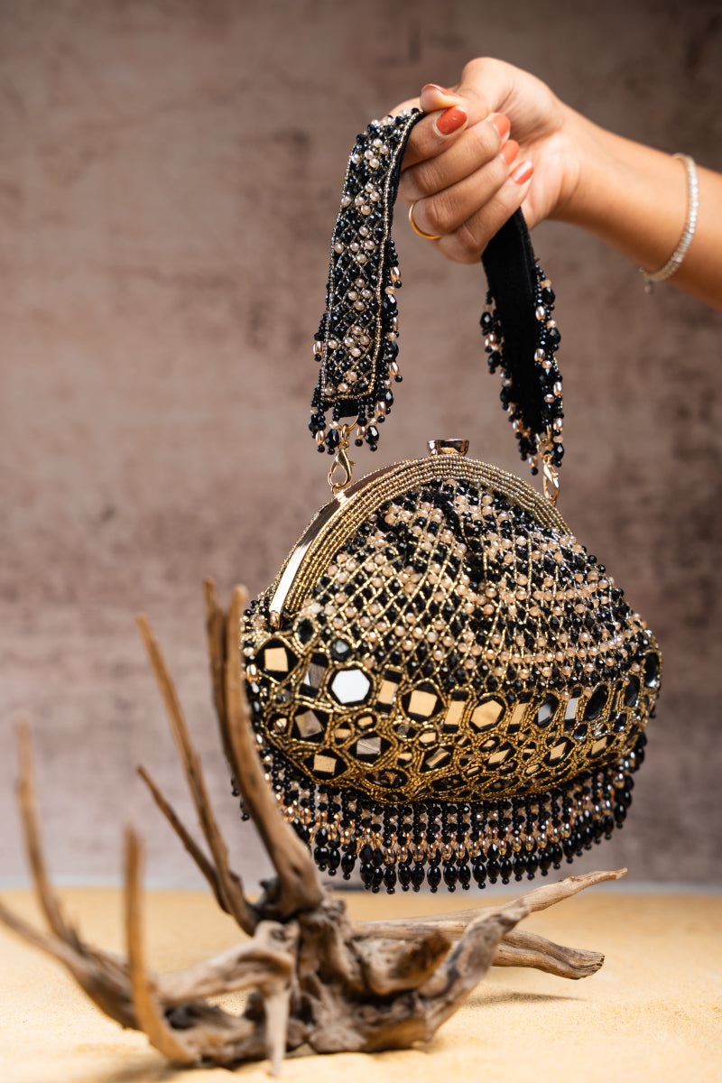 Aynali Clutch Black