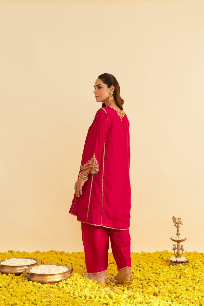 Ayra-Short Chauga With Salwar