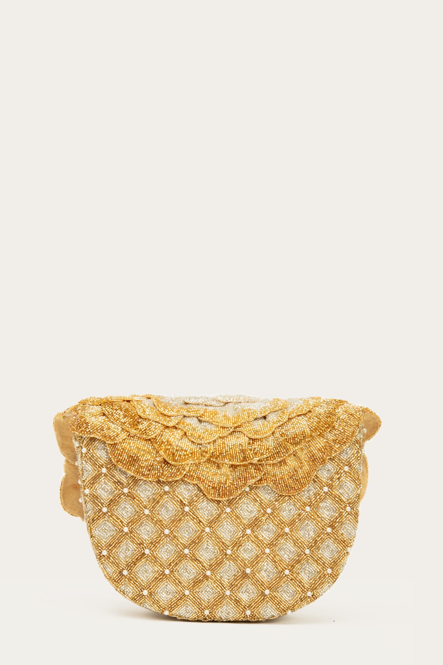 Coco Beaded Sling – Gold Silver