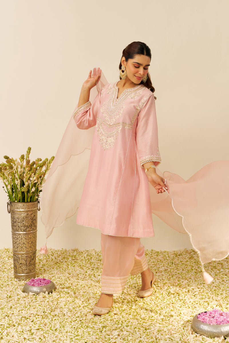 Aiza - Short Chauga With Salwar And Dupatta