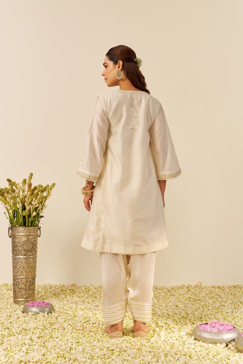 Aiza - Short Chauga With Salwar And Dupatta