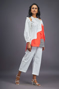 Load image into Gallery viewer, White Orange Co-Ord Set
