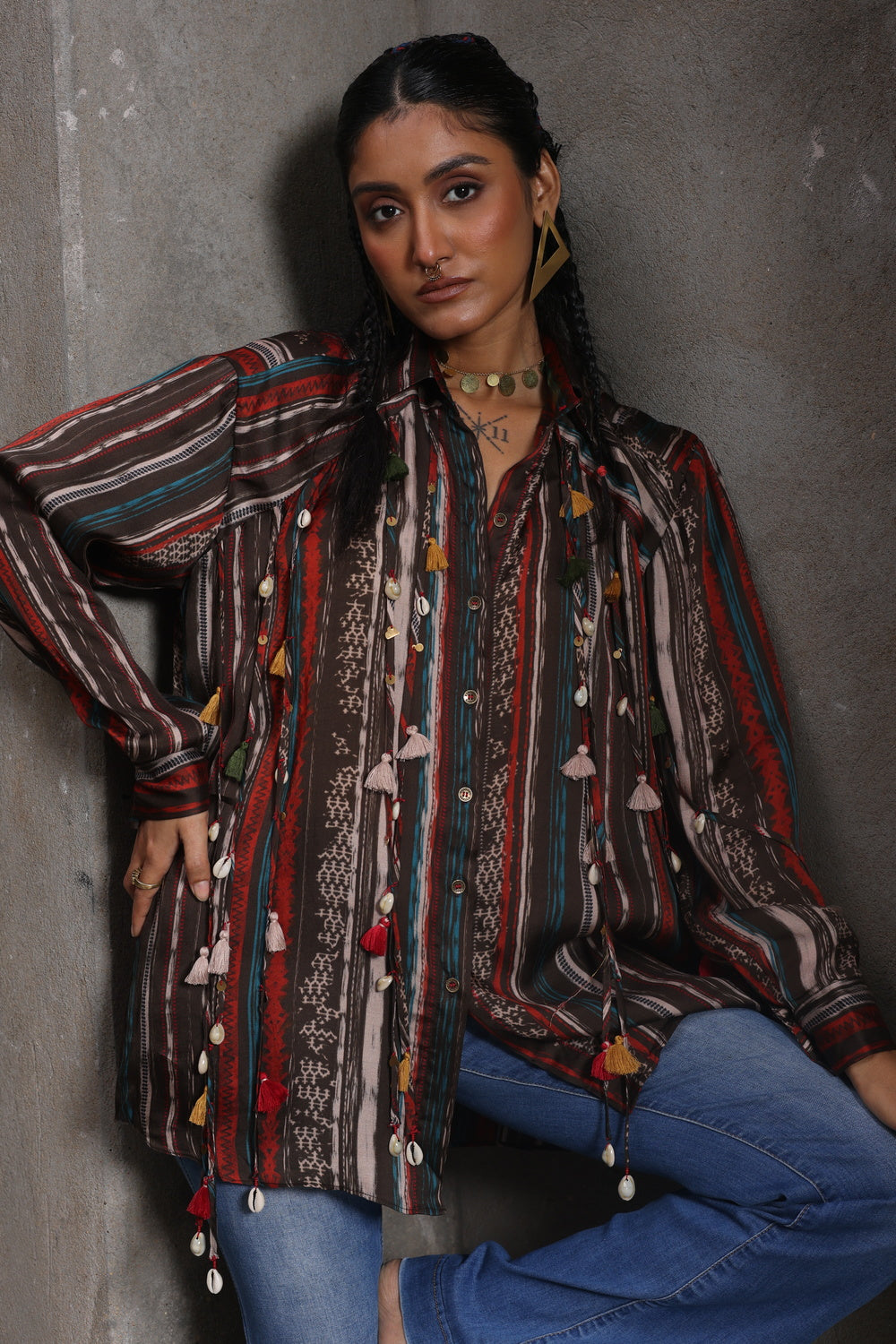 RESHAM-REKH SHIRT