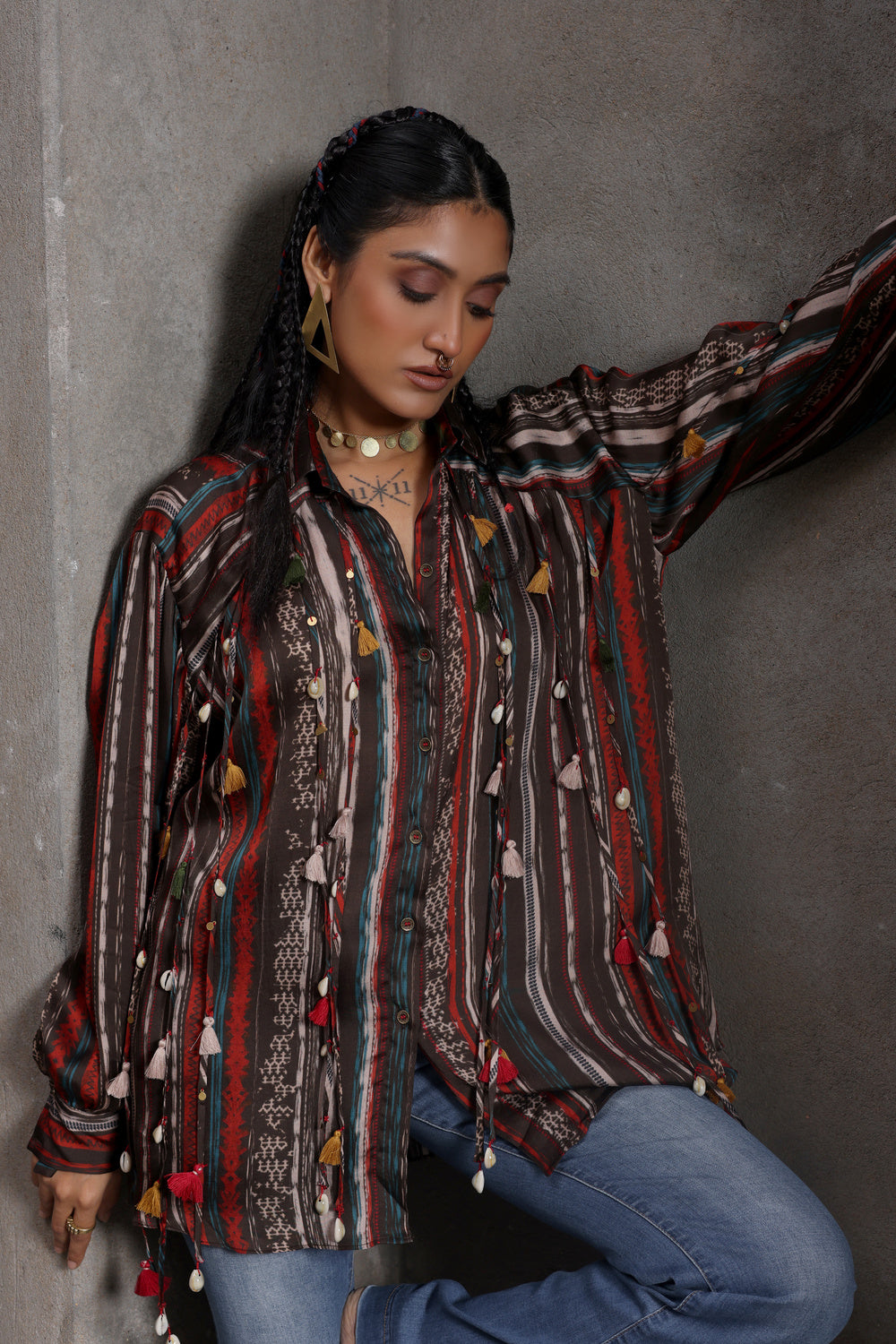 RESHAM-REKH SHIRT