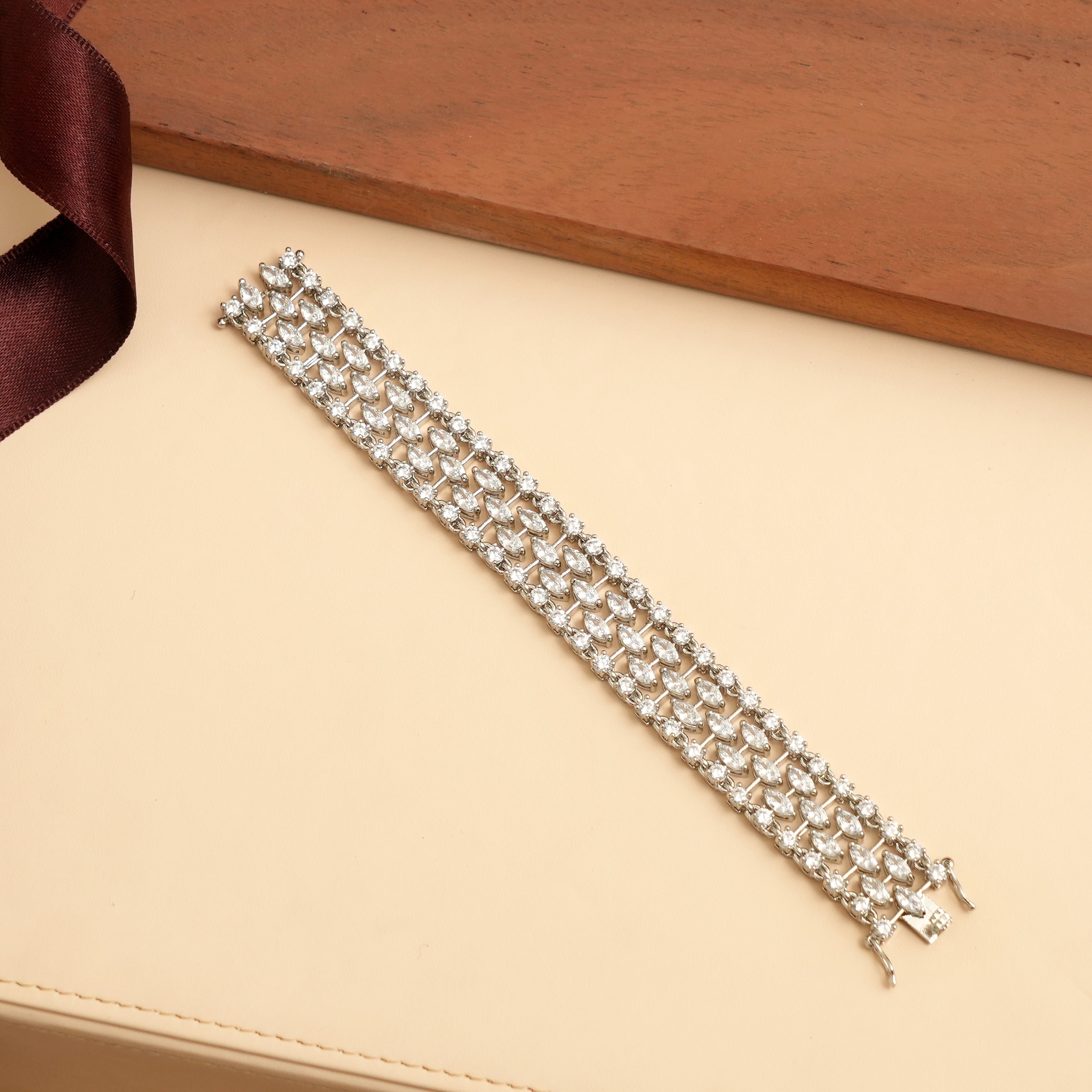 Alina Tennis Bracelet