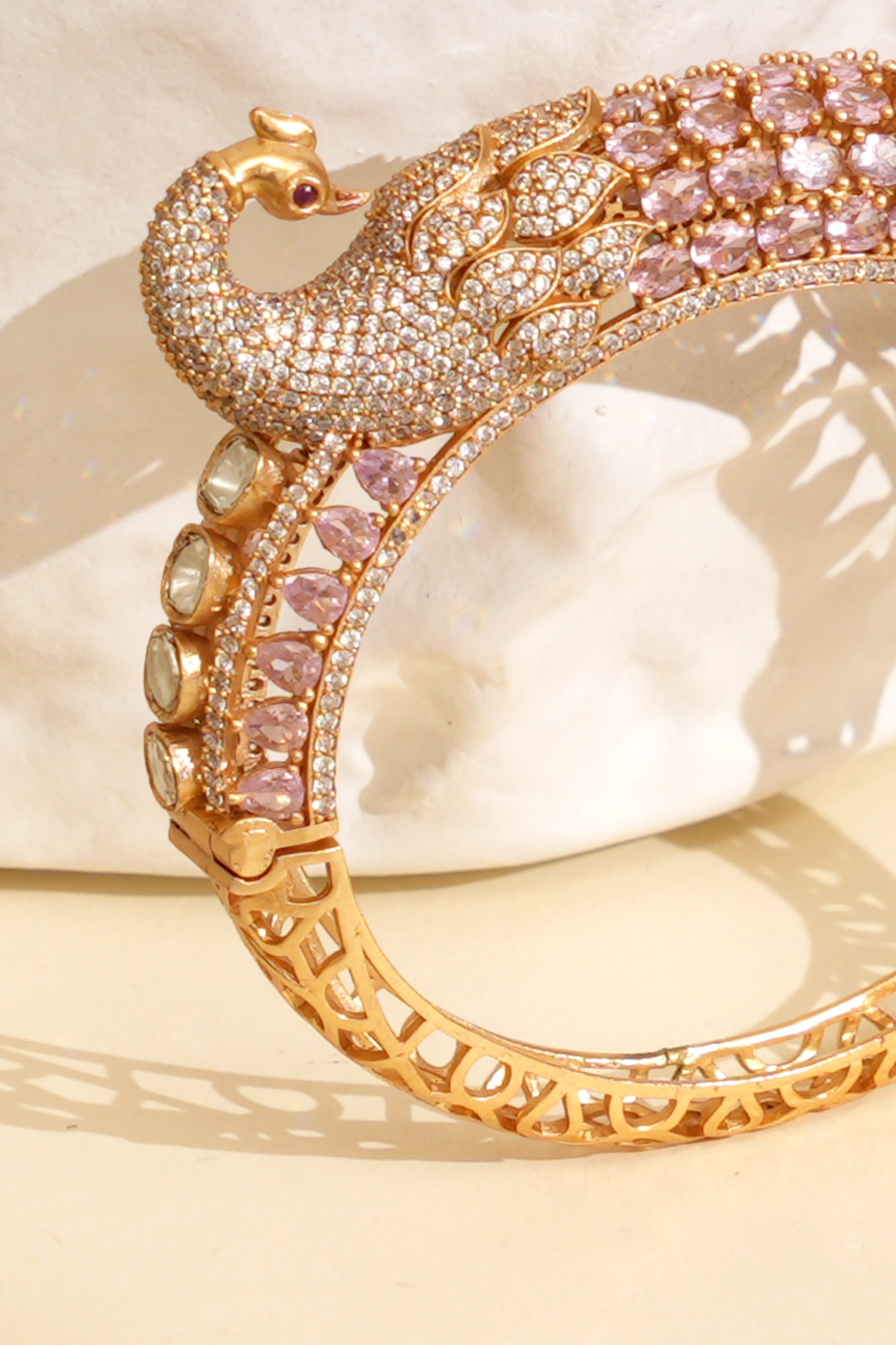 Parvati Peacock Designer Kada