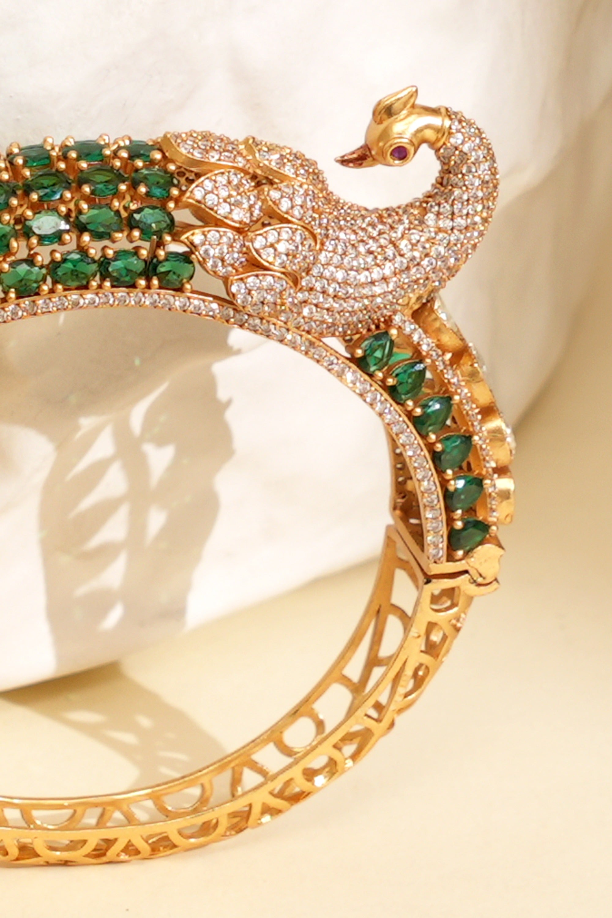 Parvati Peacock Designer Kada