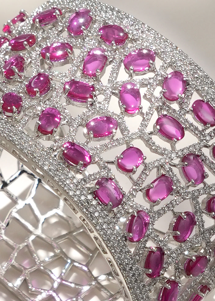 Avni Sparkle Diamond Cut Openable Bracelet