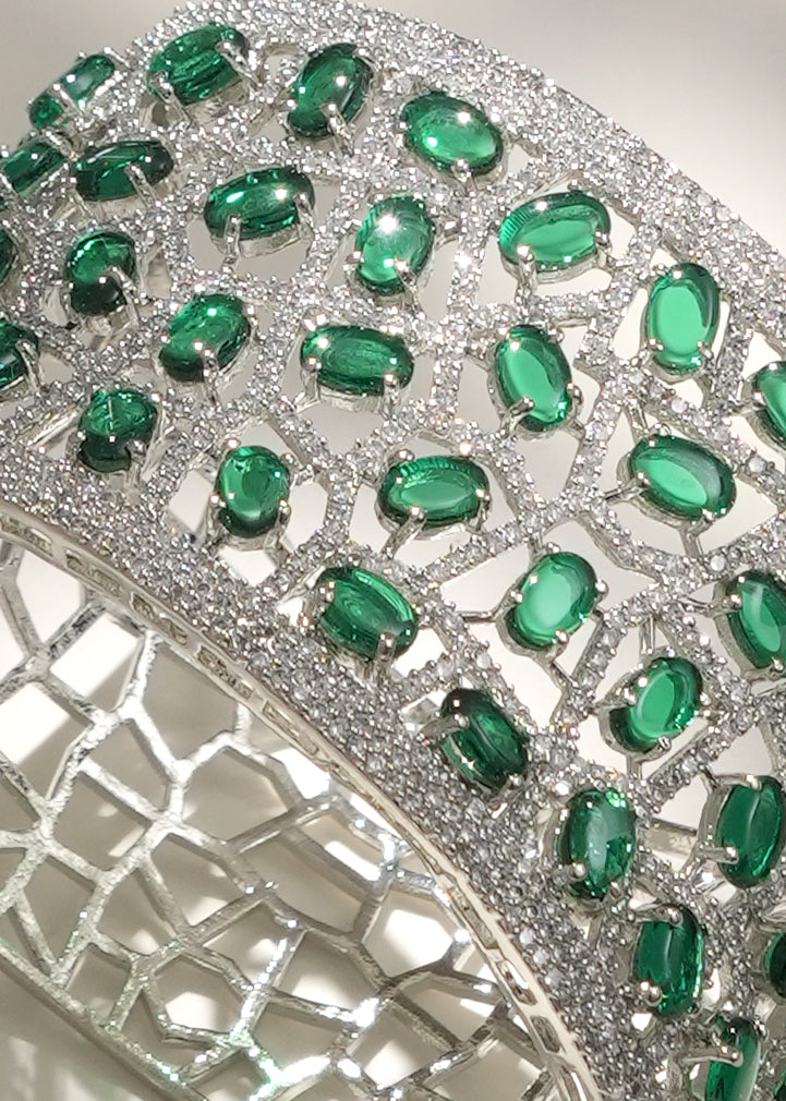 Avni Sparkle Diamond Cut Openable Bracelet