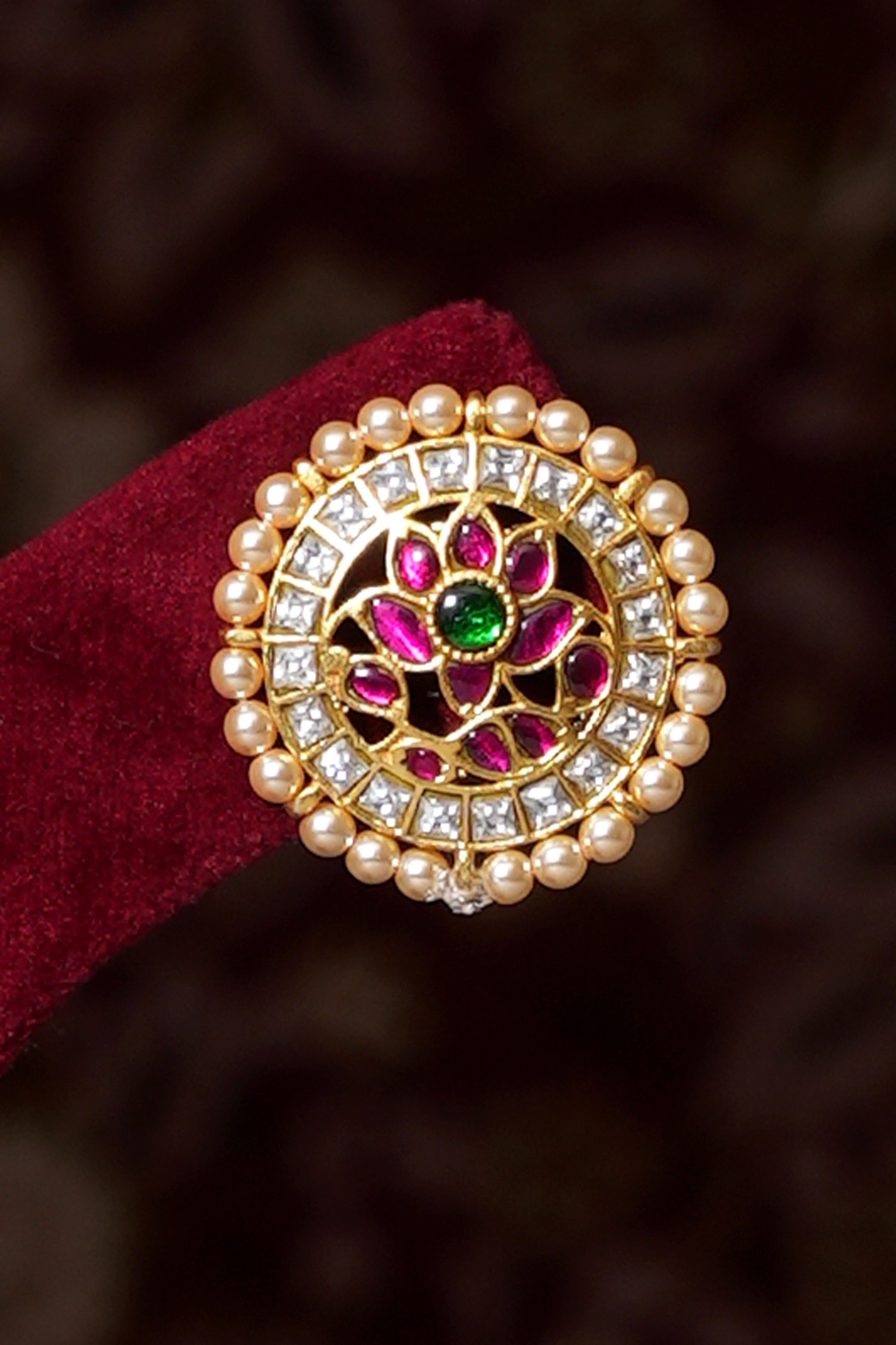 Classic South Indian Jadau Studs