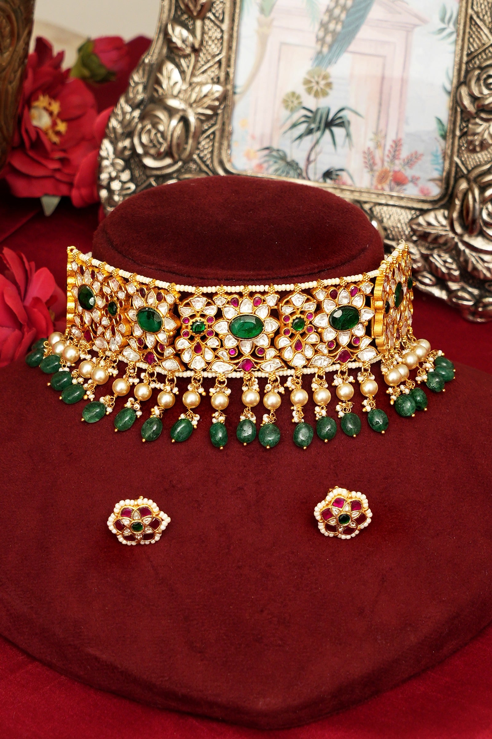 Royal Maharani Style Jadau Choker