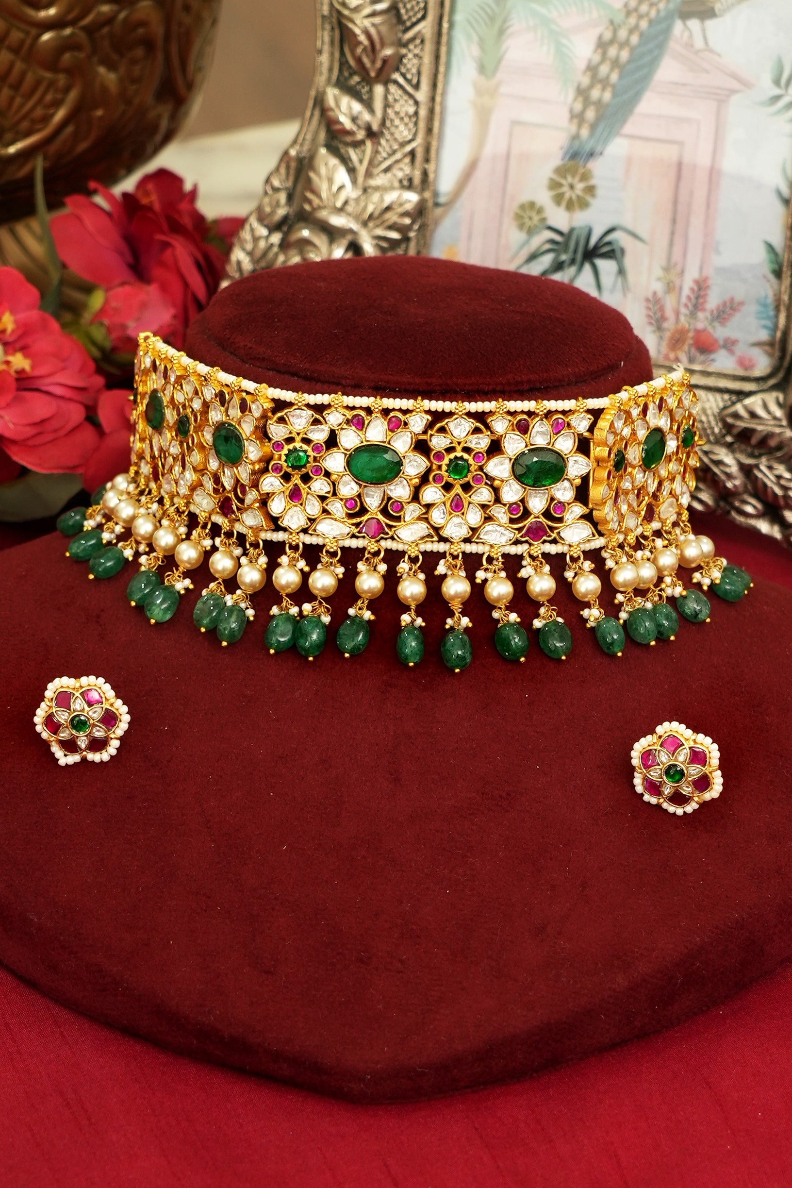 Royal Maharani Style Jadau Choker