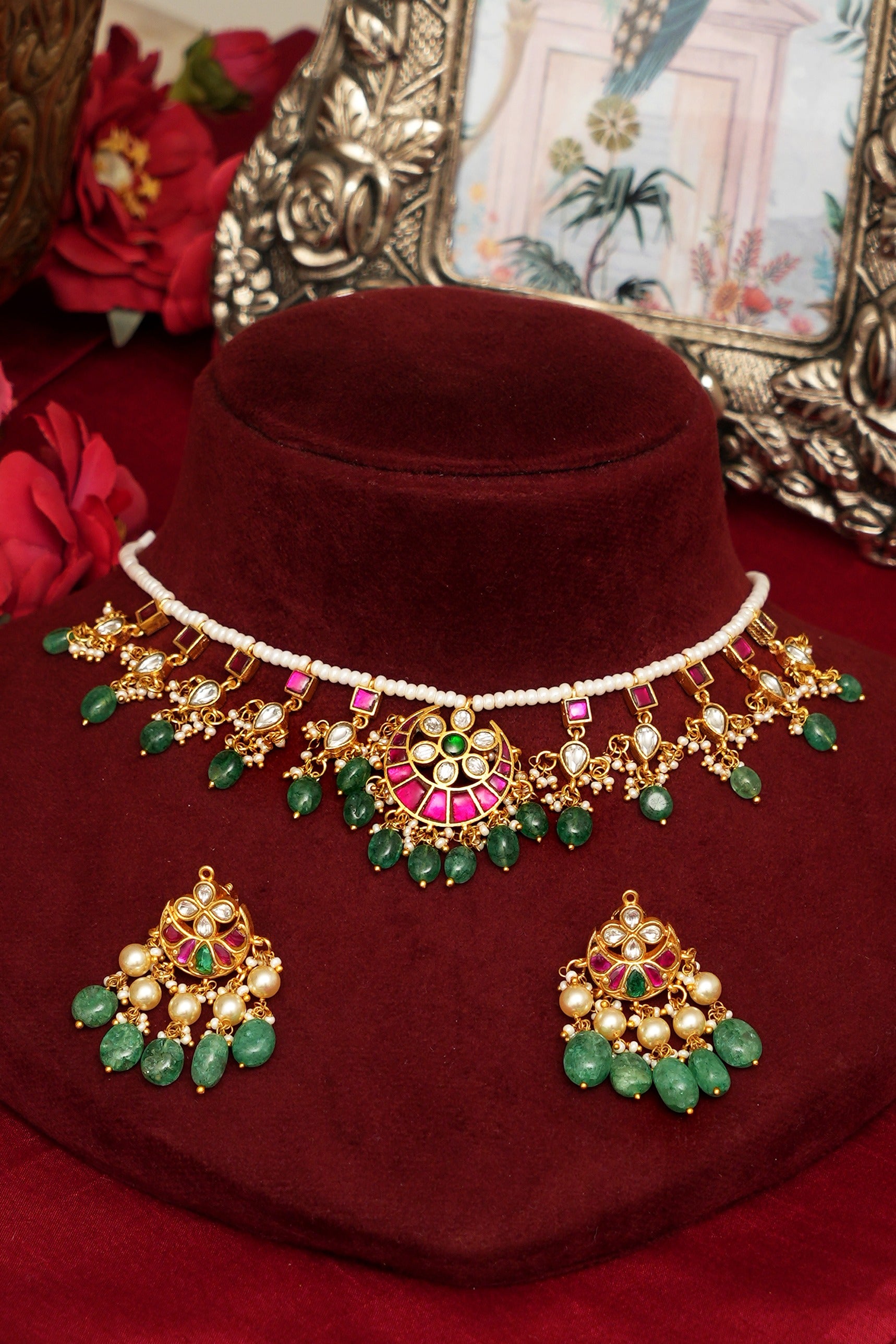 Traditional Kundan Jadau Wedding Haram