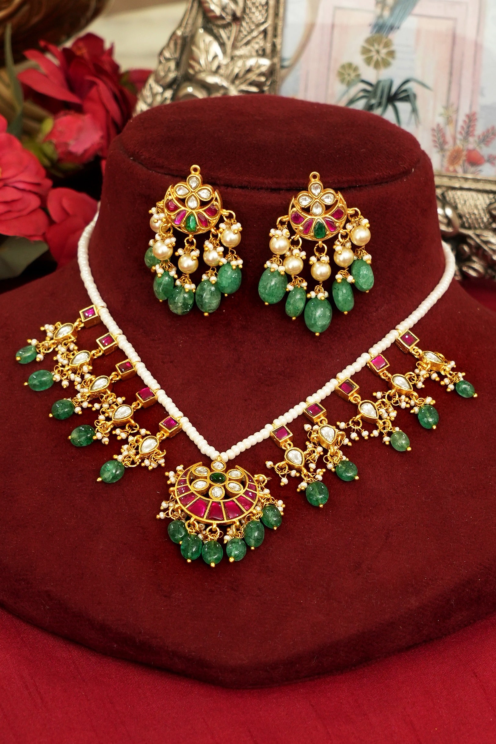 Traditional Kundan Jadau Wedding Haram