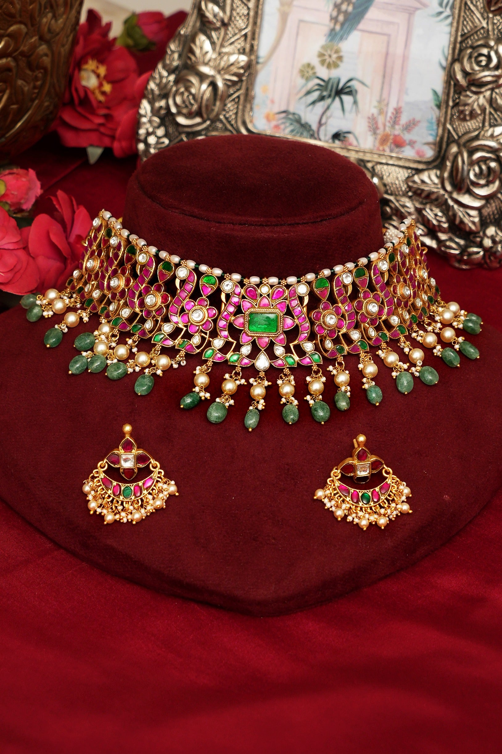 Rajwada Heritage Jadau Choker Set