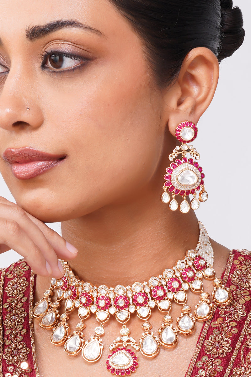 Swarnaa Kundan Necklace Set