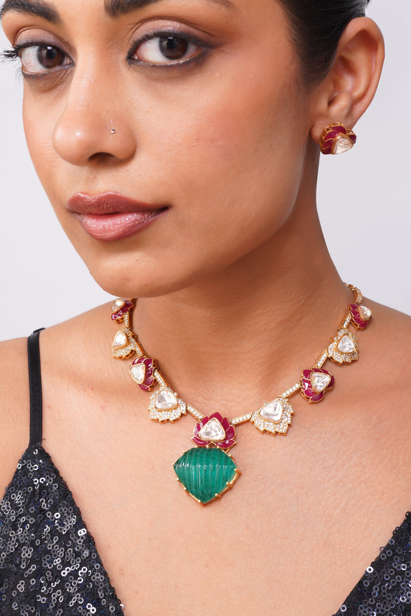 Kanika Kundan Necklace Set