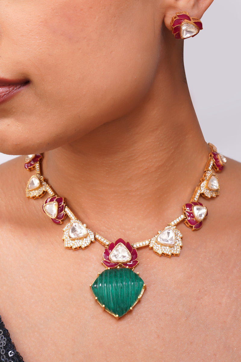Kanika Kundan Necklace Set