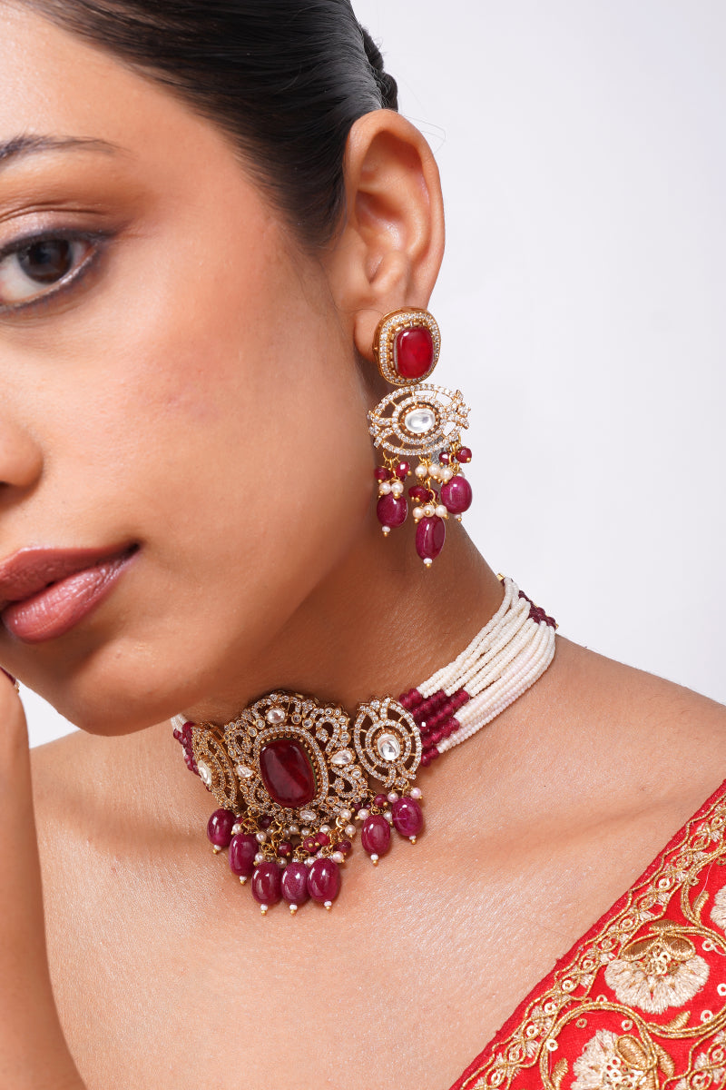 Myra Kundan Necklace Set