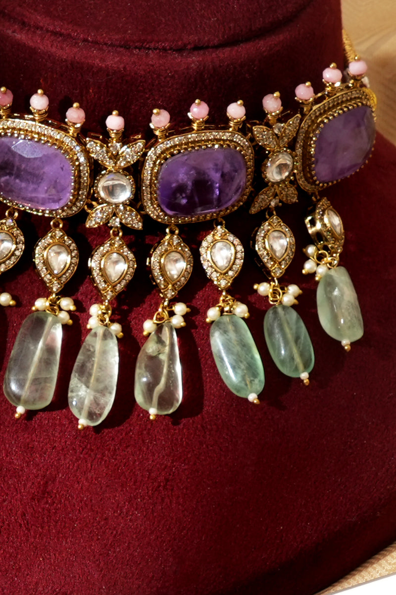 Raavi Kundan Necklace Set