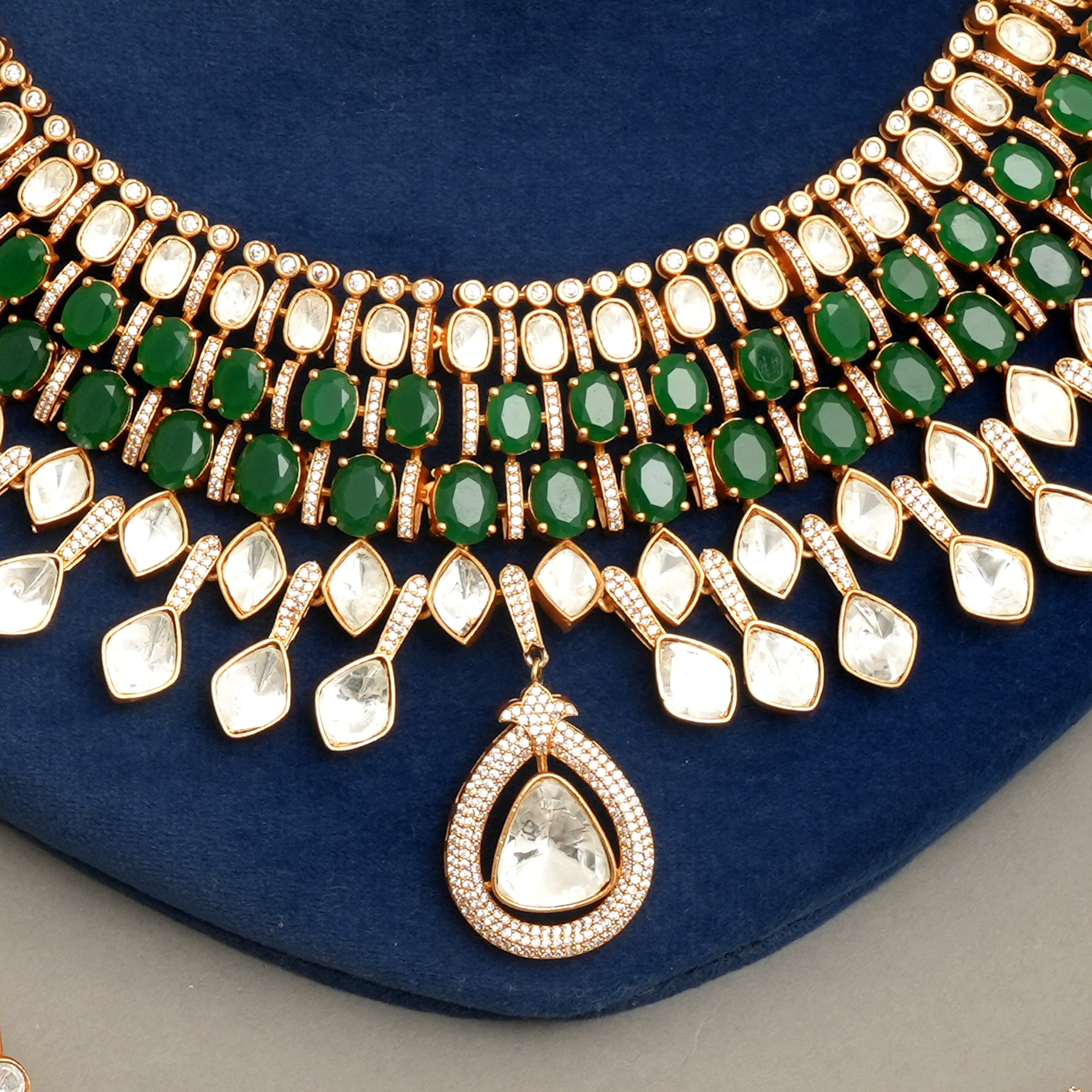 Tanvi Kundan Polki Necklace Set