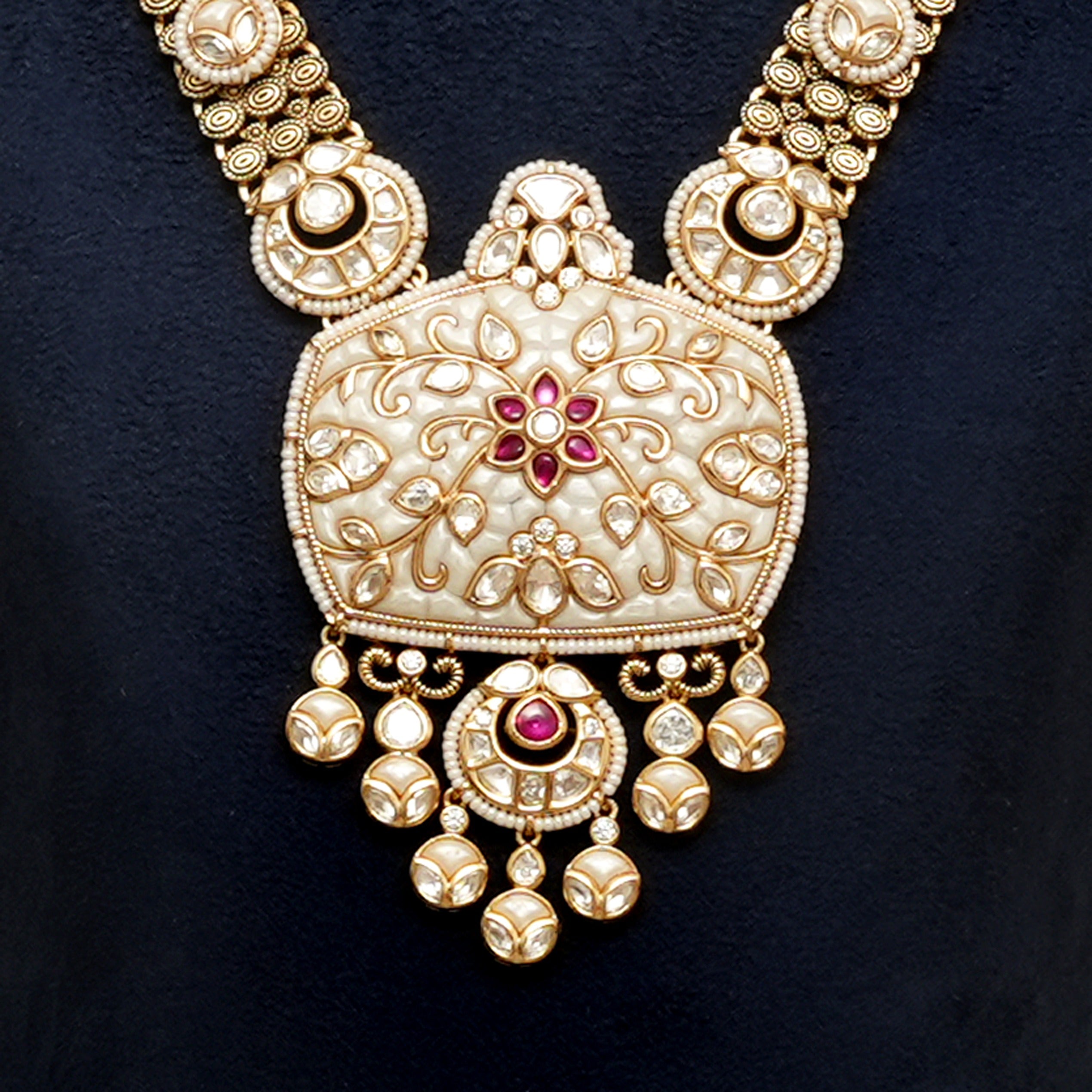 Samira Kudan Polki Necklace Set