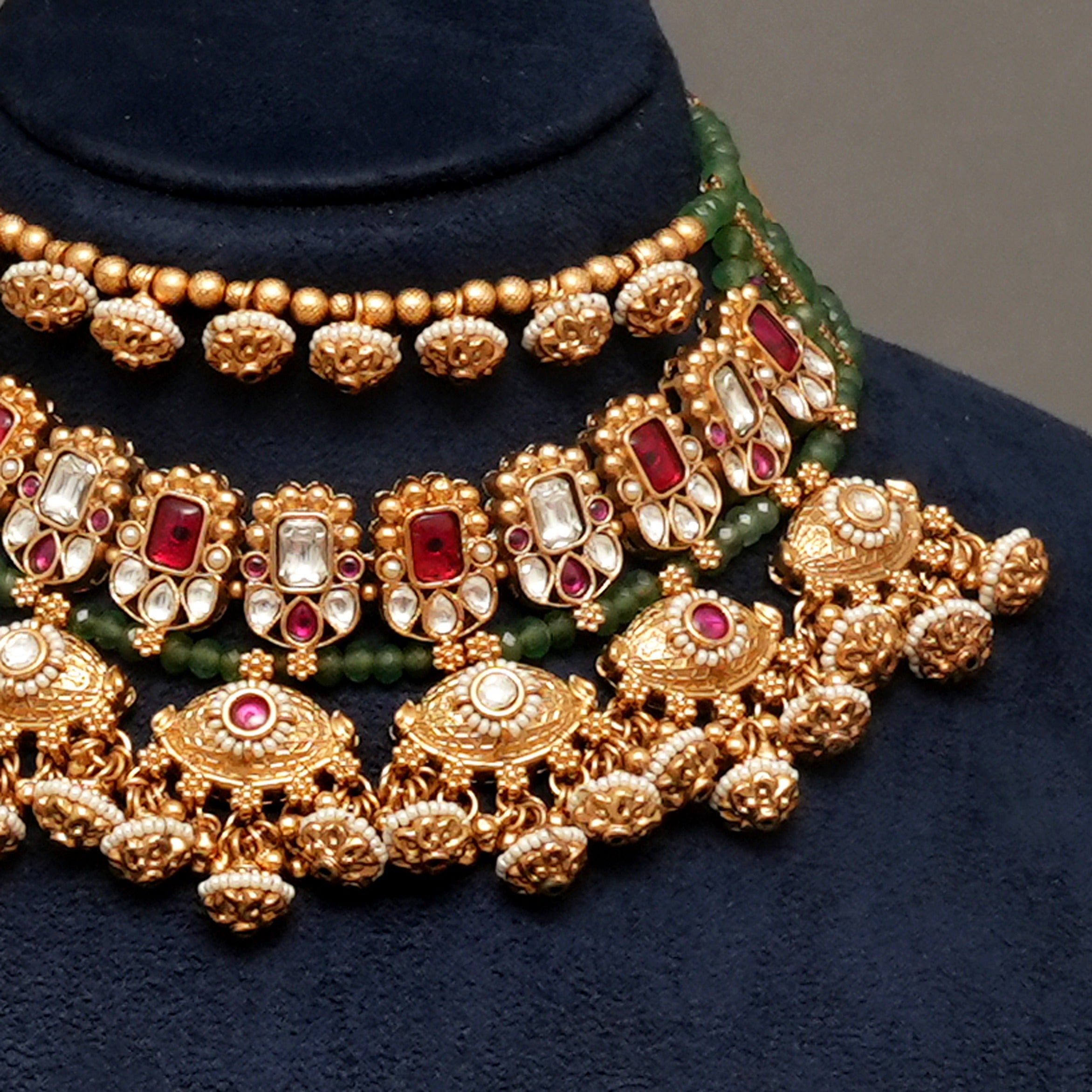 Riva Kudan Rajwadi Necklace Set