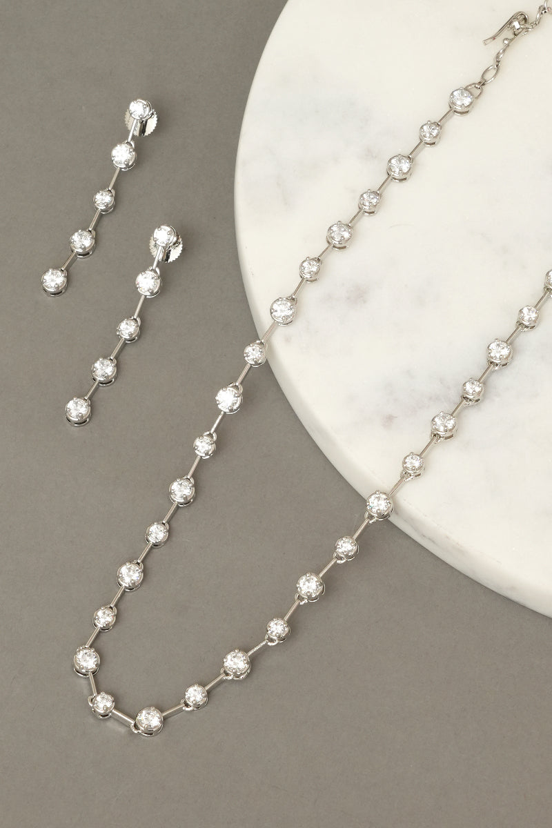 Lily Diamanté Necklace Set