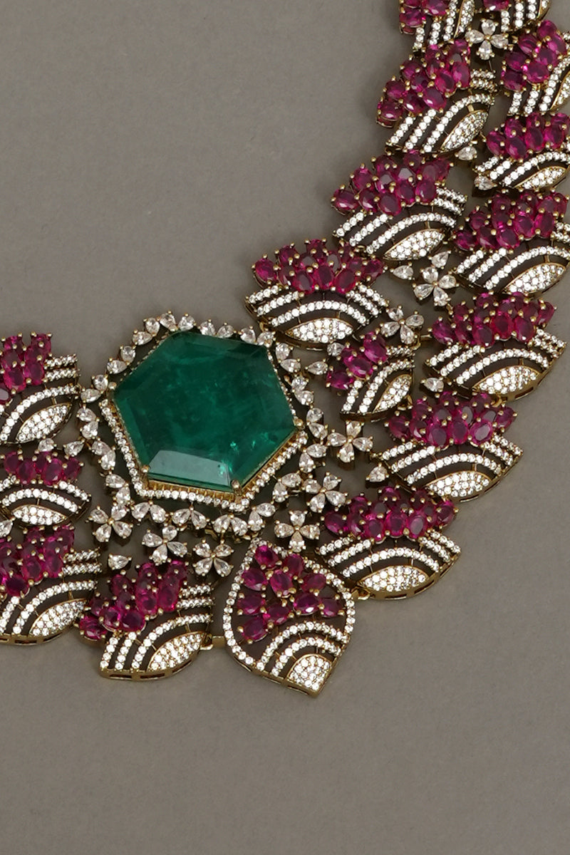 Anviya Diamanté Necklace Set