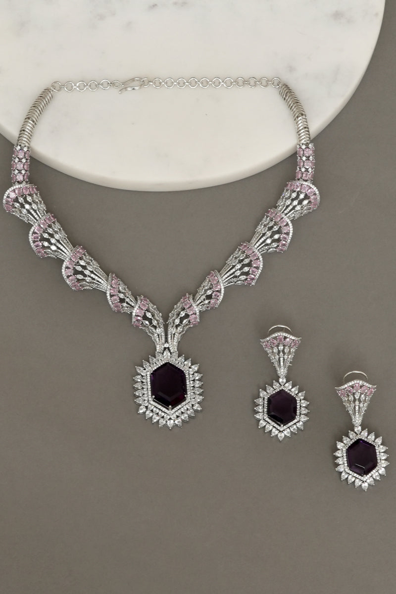 Vanya Diamanté Necklace Set
