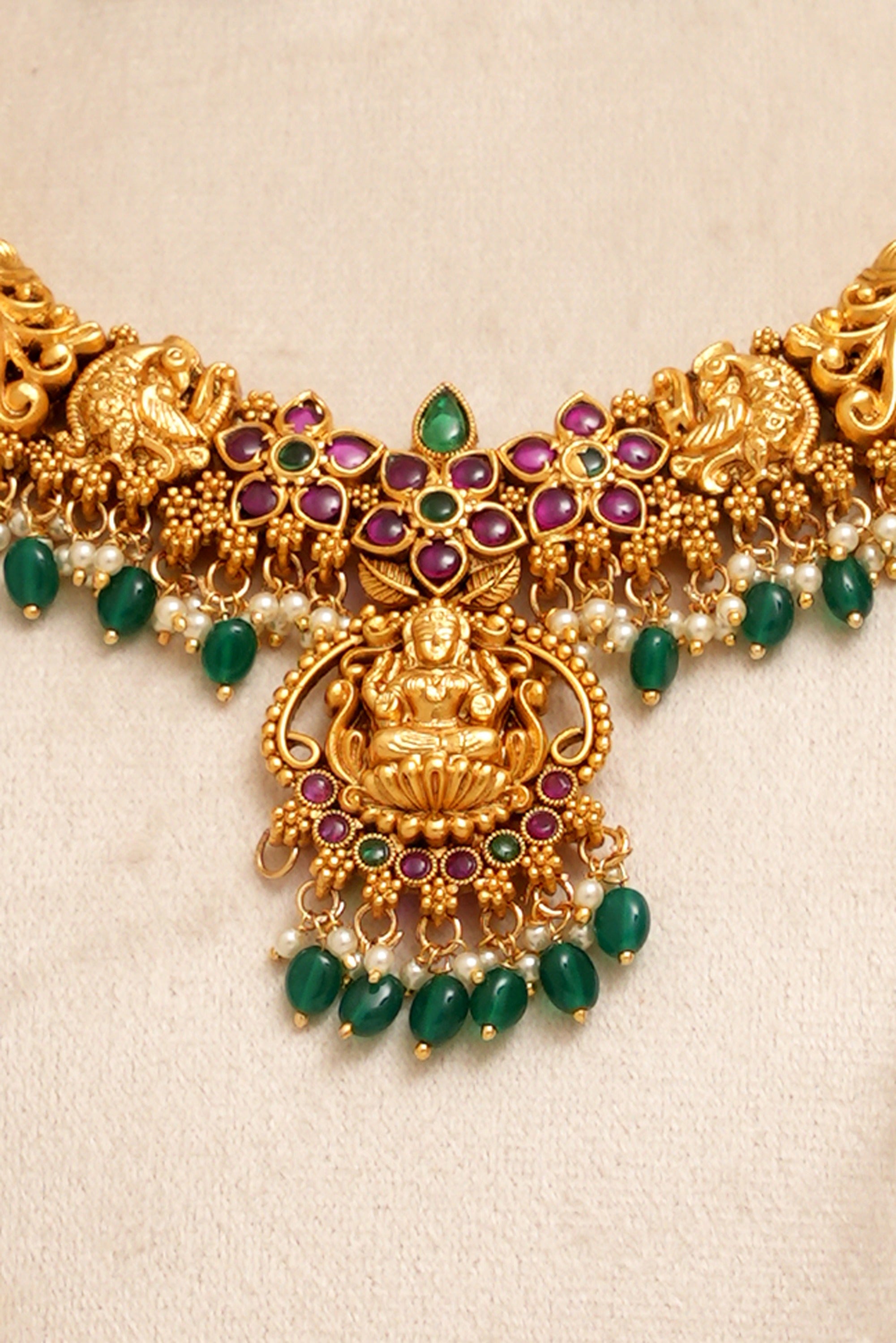 Kalyani Temple Necklace Set