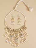 Load image into Gallery viewer, Pearl & Polki Bridal Necklace Set
