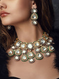 Load image into Gallery viewer, Polki Bridal Necklace Set
