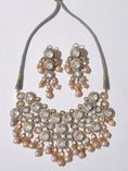 Load image into Gallery viewer, Baroque Pearl & Polki Necklace Set
